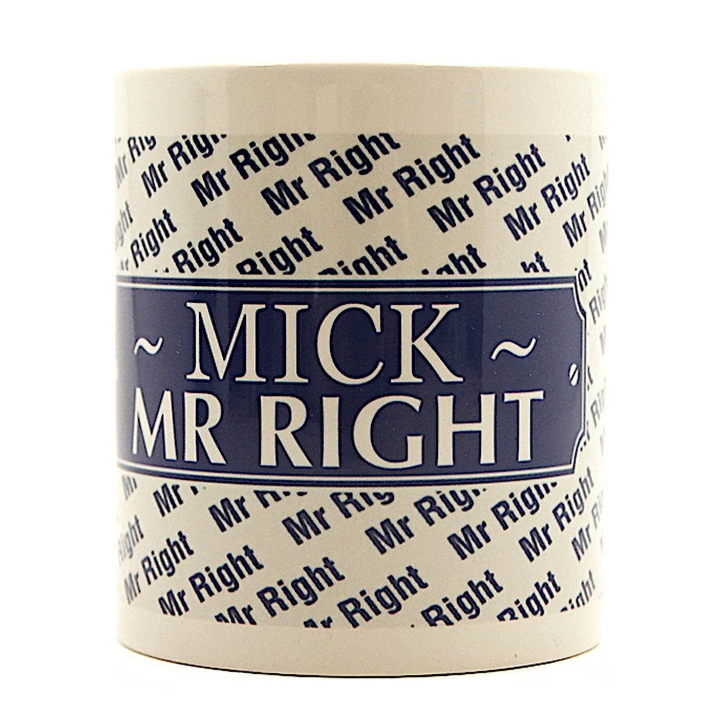 Mr Right Personalised Ceramic Gift Mug