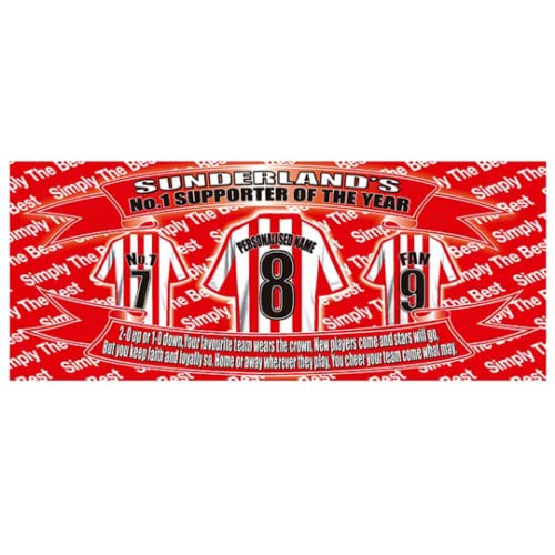Sunderland Football Shirt Personalised Ceramic Money Box Gift