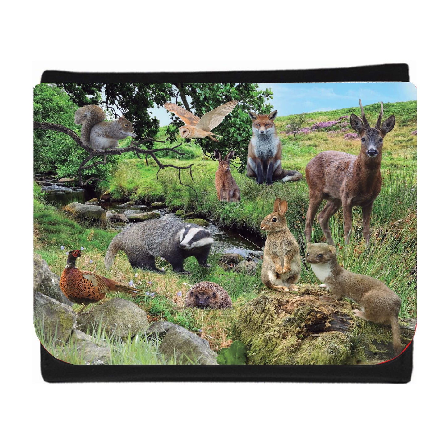 British Countryside Wildlife Animals Wallet Gift
