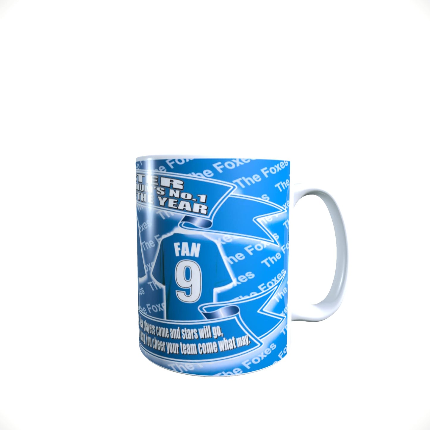 Leicester Football Team Shirt Mug Gift with Chocolate Footballs