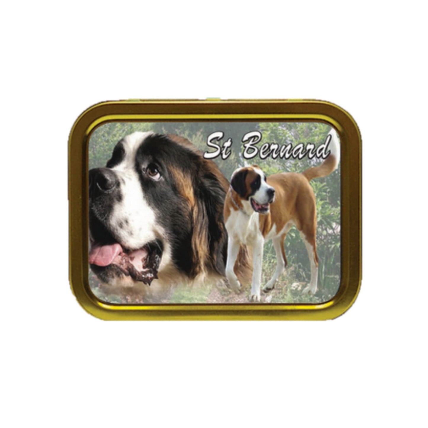 St Bernard Dog Breed Tobacco Storage Tin & Products