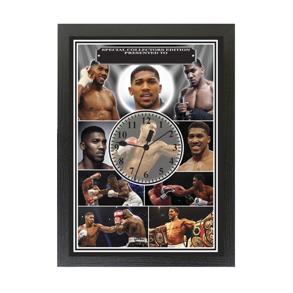Anthony Joshua Personalised Icon Gift Clock