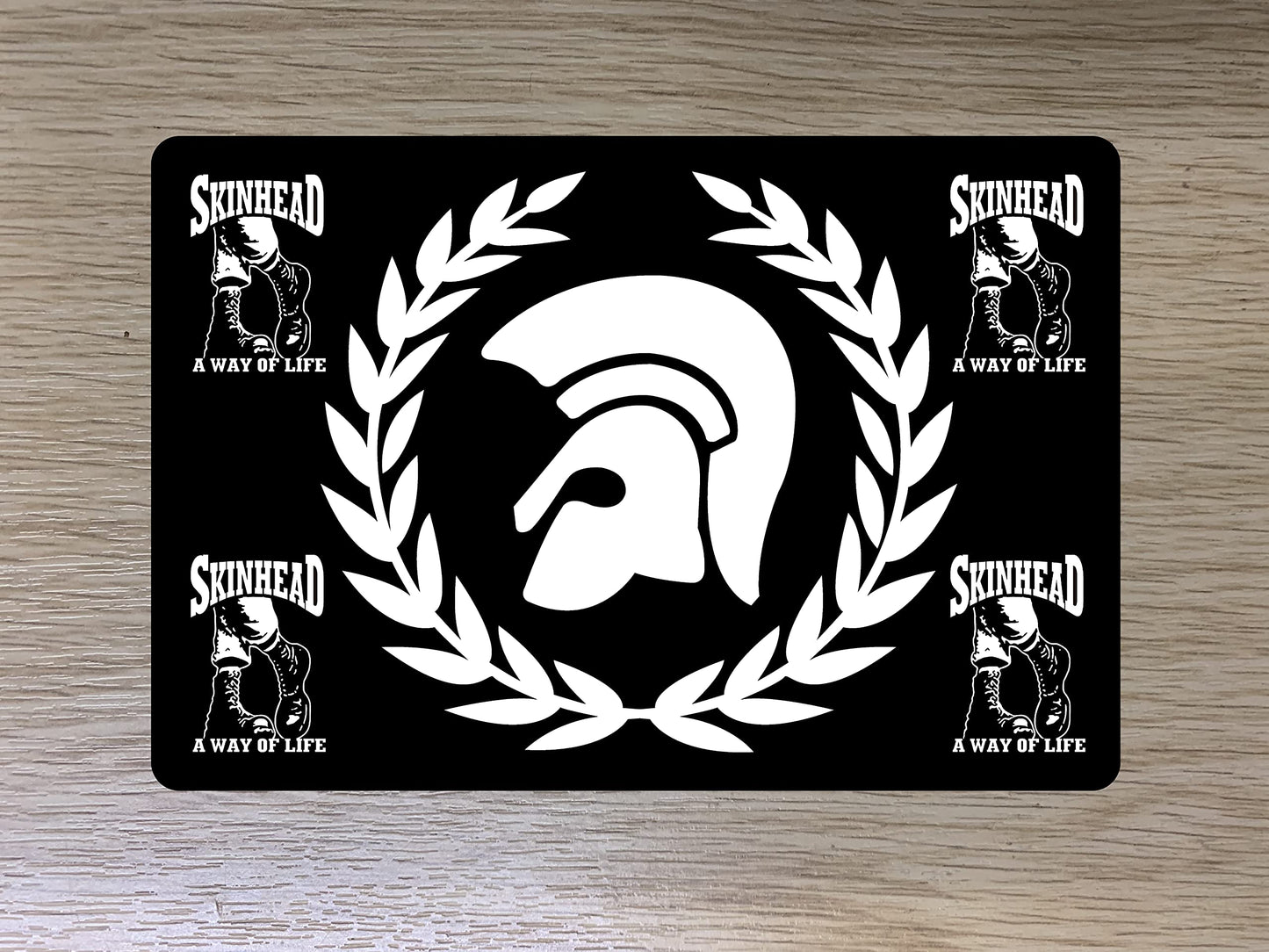 Skinhead Trojan Travel Passport Case Holder Gift