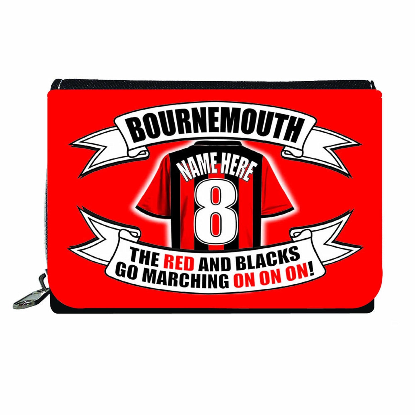 Bournemouth Personalised Football Shirt Gift Purse