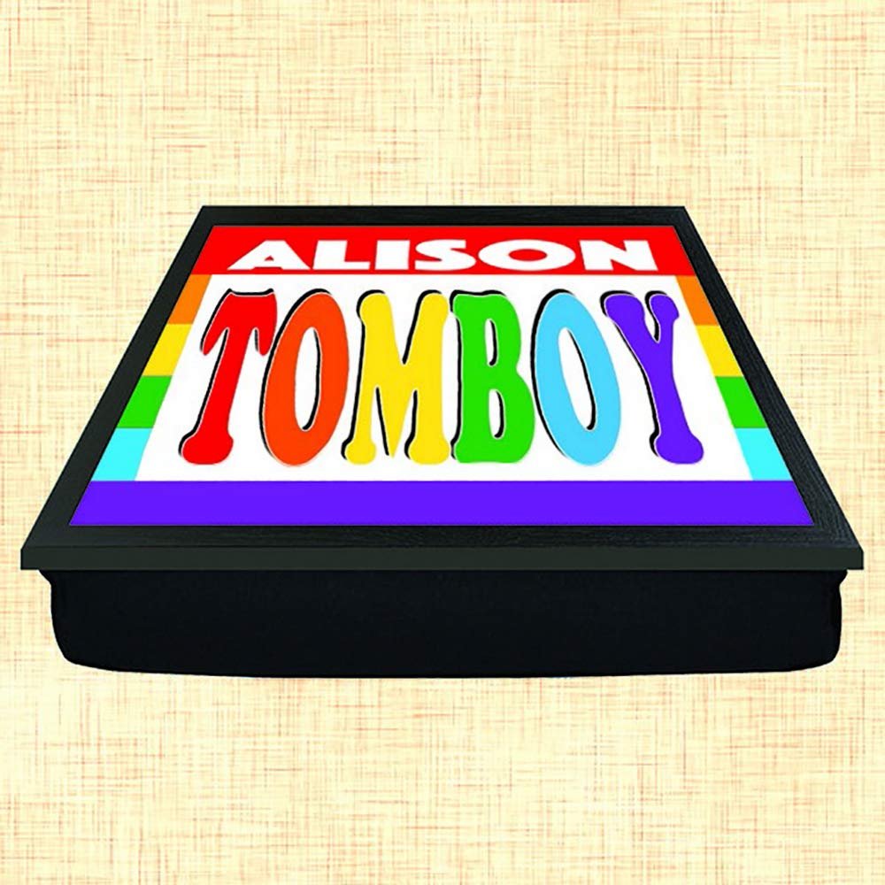 Tomboy Personalised Gay Pride Lap Tray