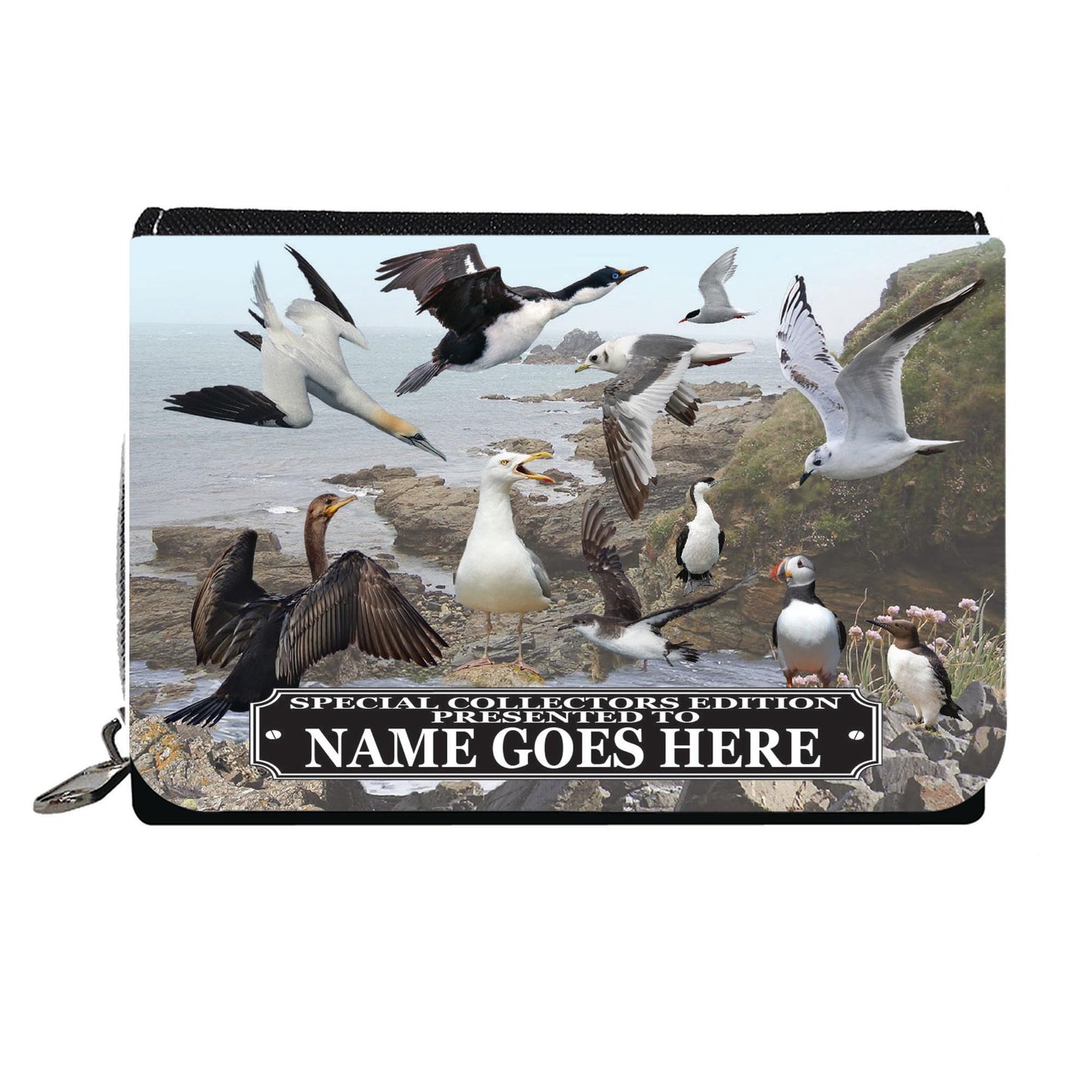 Coastal Birds Personalised Purse Gift