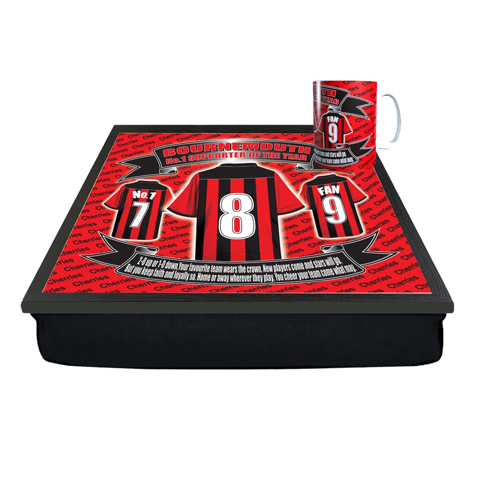 Bournemouth Football Club Shirt Lap Tray And Mug Gift Set