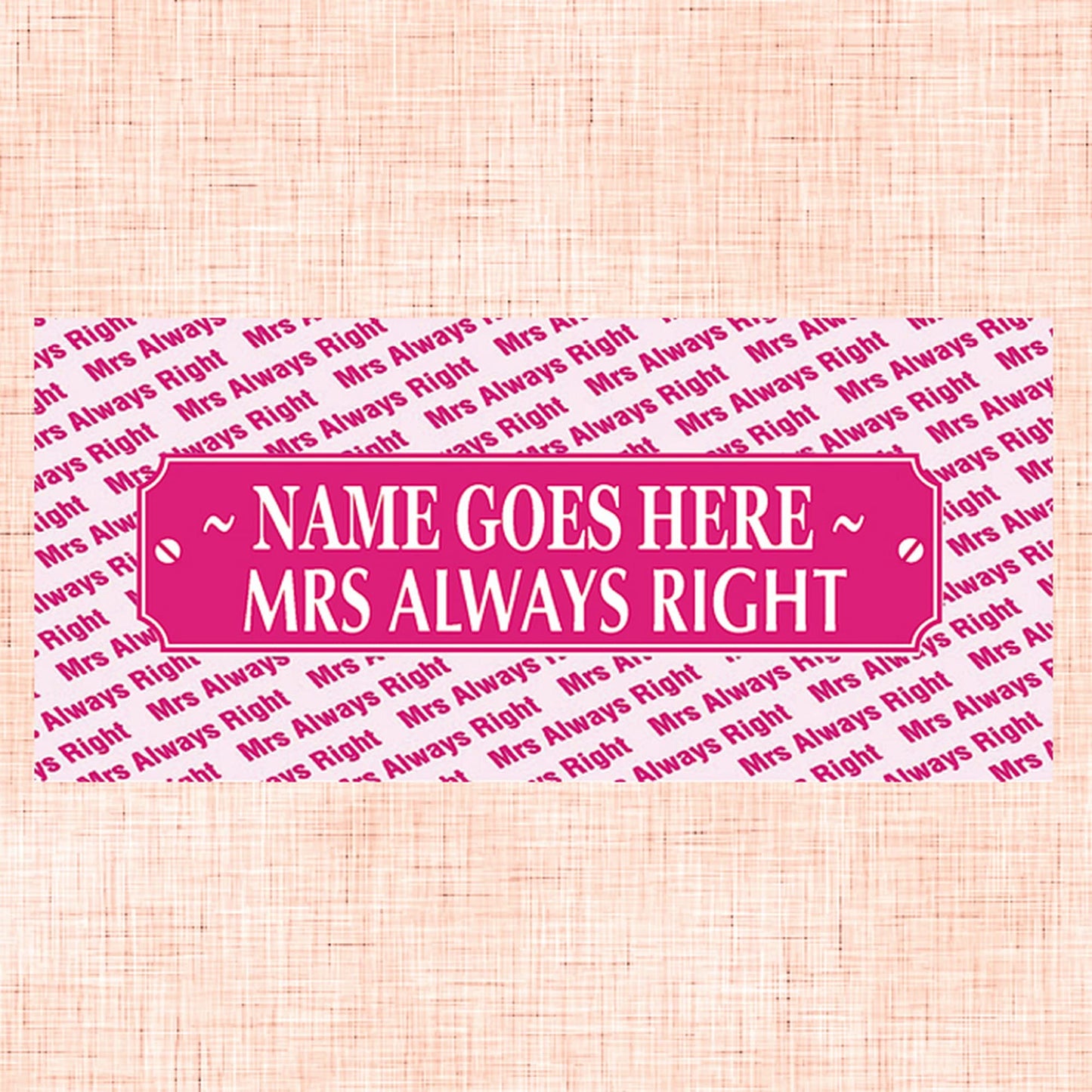 Mrs Always Right Personalised Ceramic Gift Mug