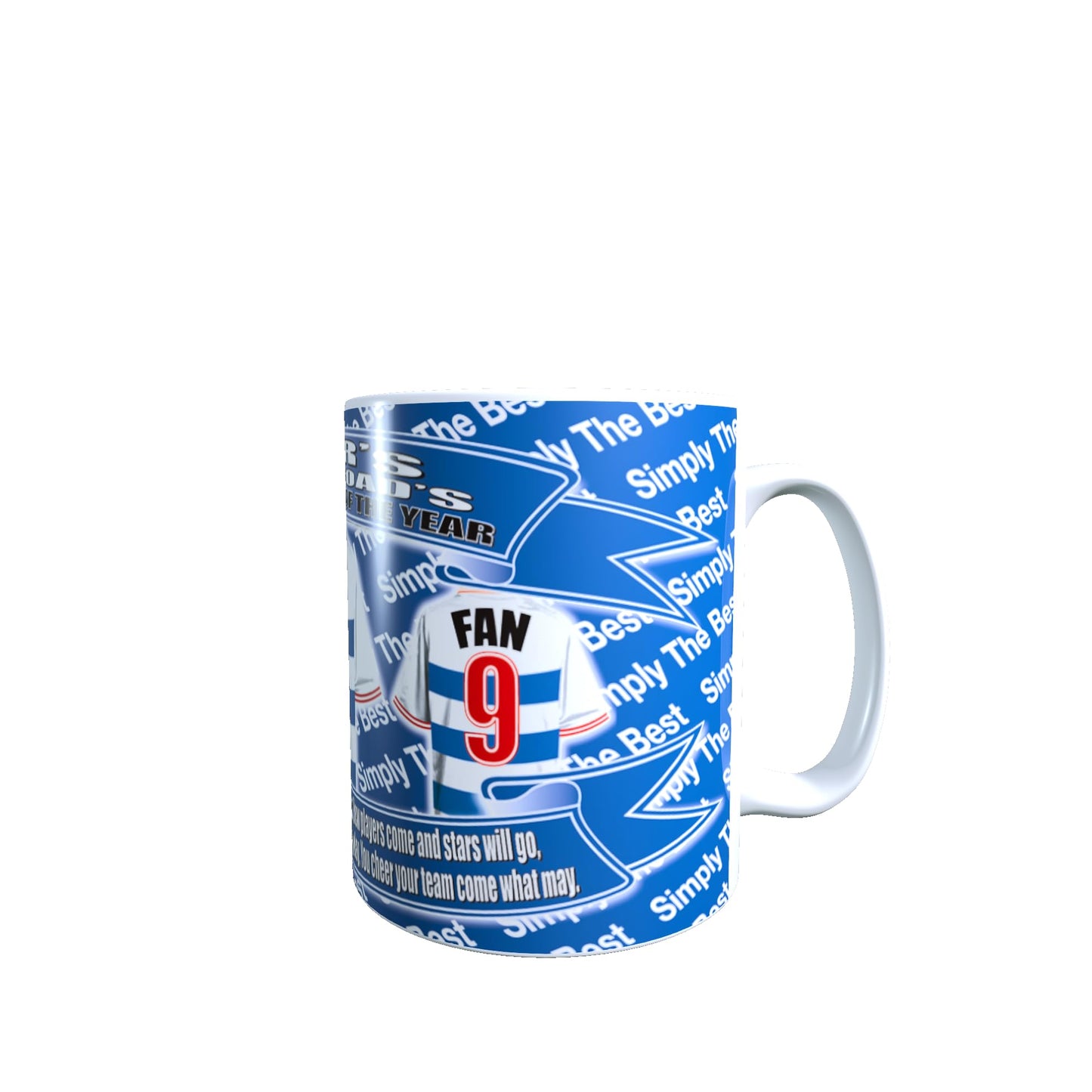 Queens PR Football Shirt Lap Tray And Mug Gift Set