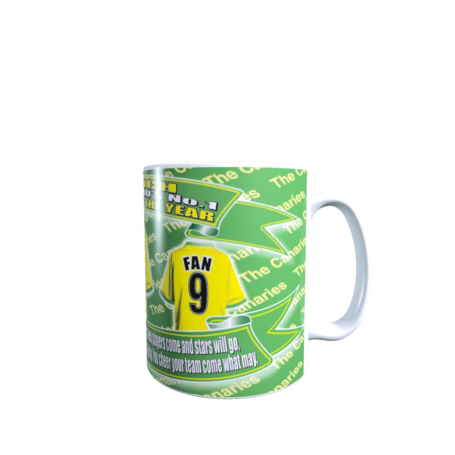 Norwich Football Shirt Lap Tray And Mug Gift Set