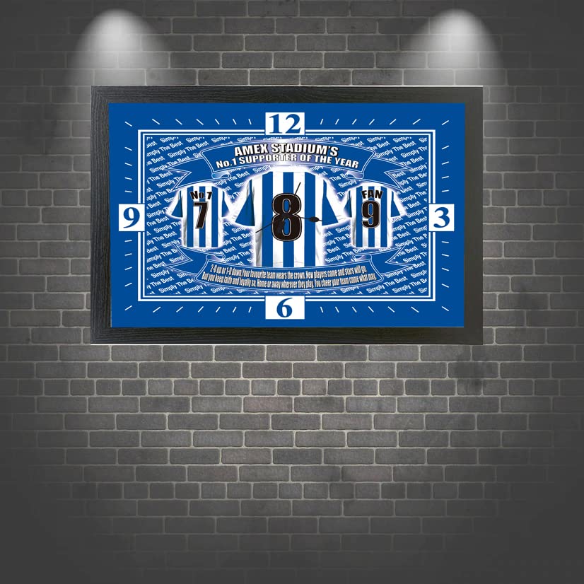 Brighton Football Shirt Clock Gift Present