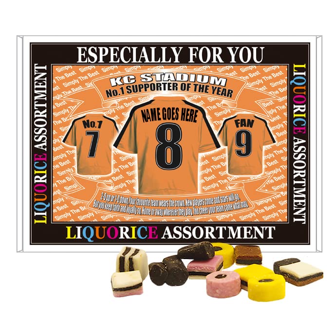 Hull Football Shirt Personalised Gift Boxed Sweets