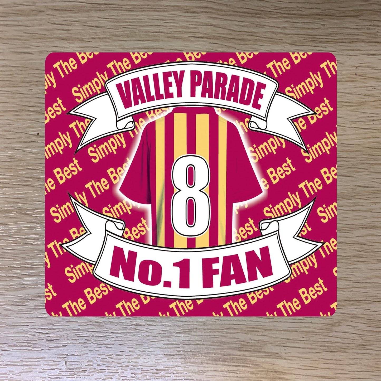 Bradford City Football Shirt Travel Passport Holder Case Gift Present
