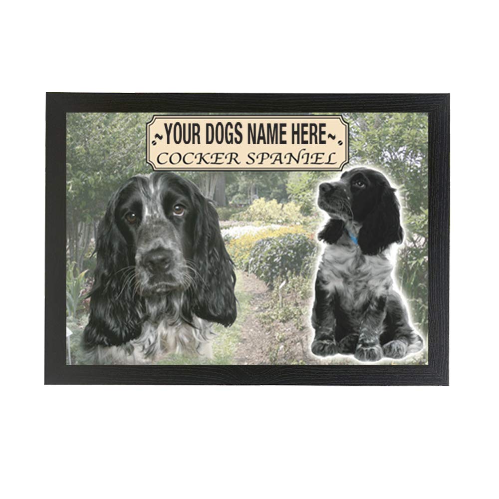 Cocker Spaniel Personalised Dog Breed Gift Lap Tray