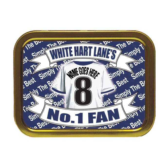 Tott Personalised Football Shirt Tobacco Storage Tin & Products Gift Present