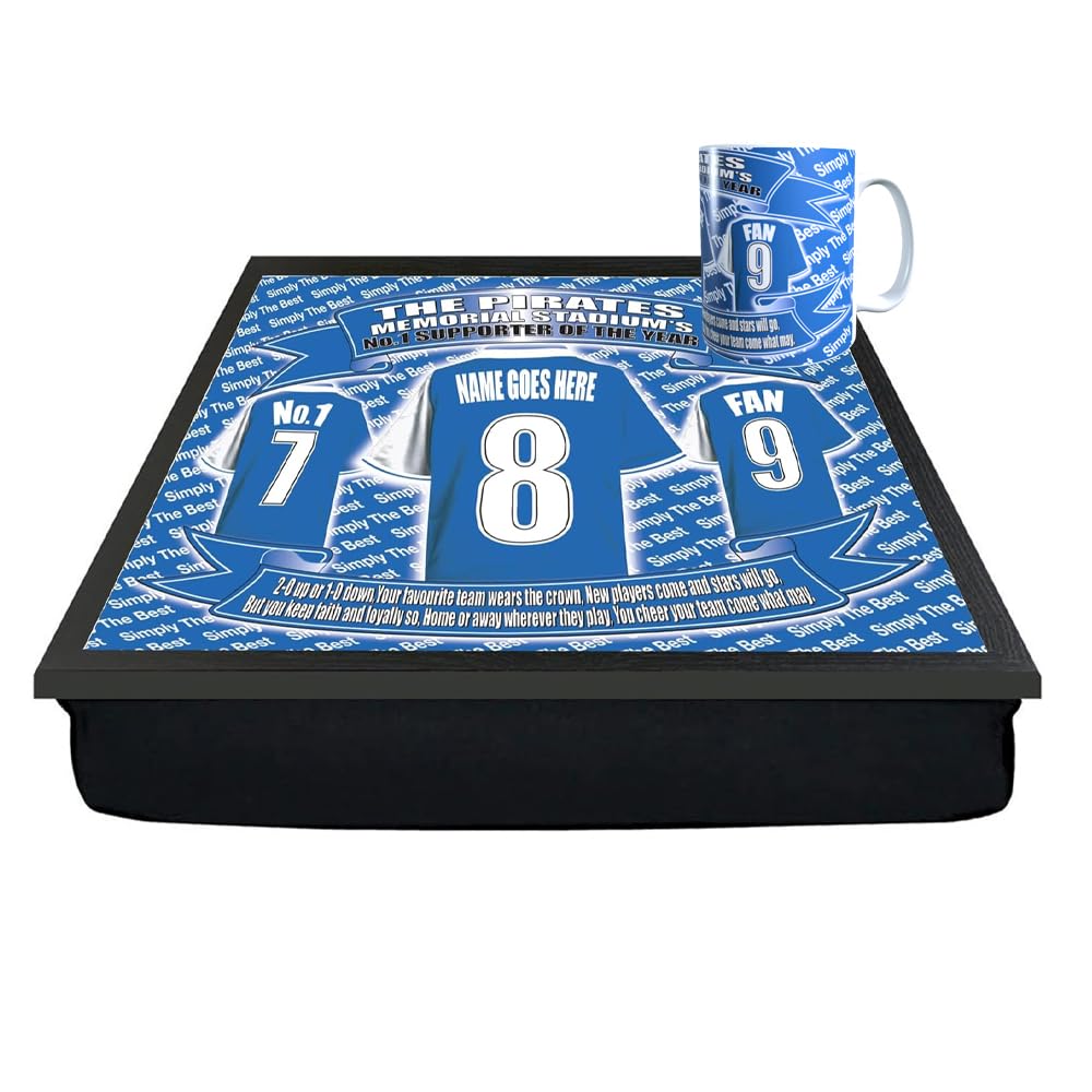 Bristol R Football Club Personalised Shirt Lap Tray And Mug Gift Set