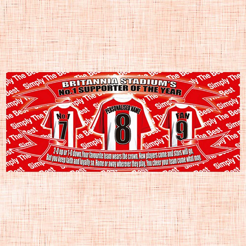 Stoke Personalised Football Shirt Mug Gift