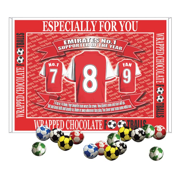 Gooners Football Shirt Gift Boxed Sweets
