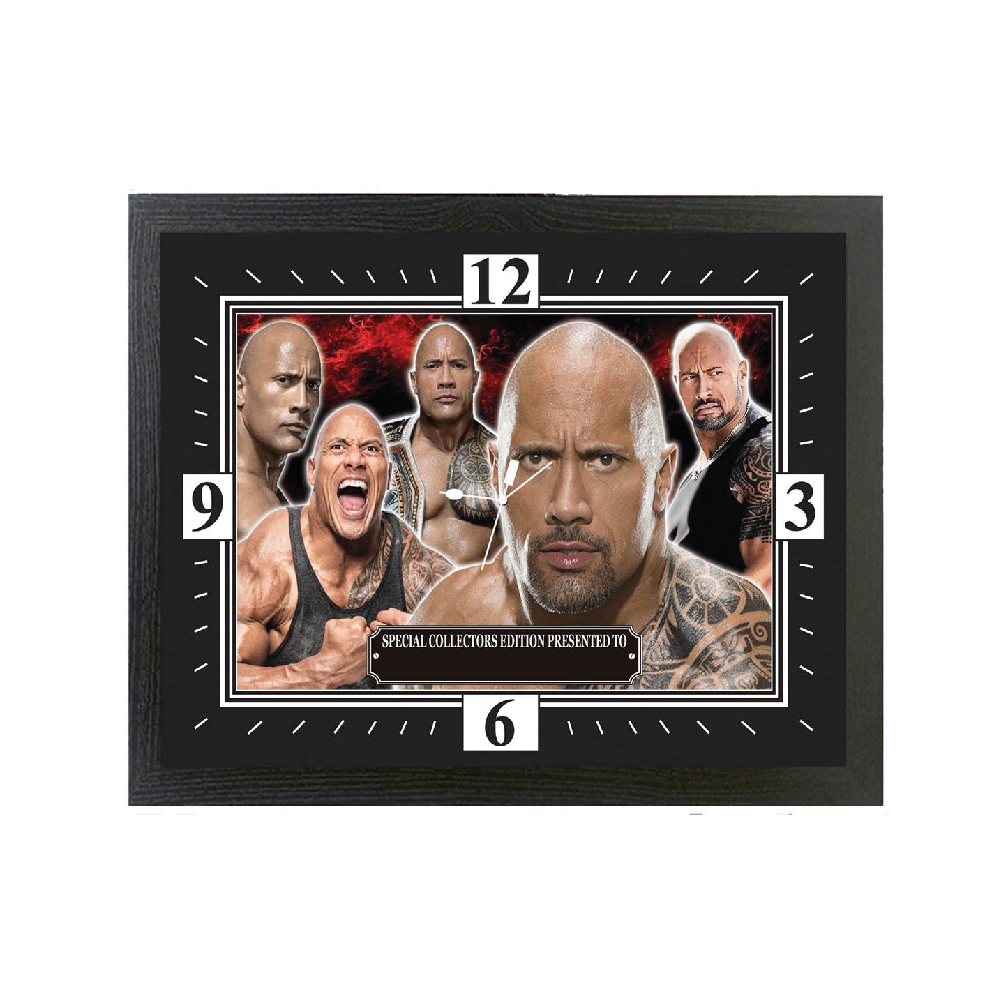 Dwayne Johnson Celebrity Icon Personalised Wall Clock