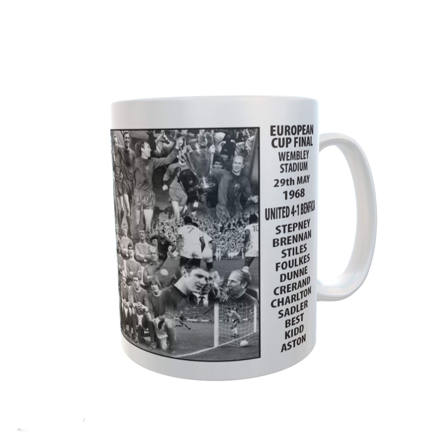 European Cup Final 1968 Man U Football Ceramic Gift Mug