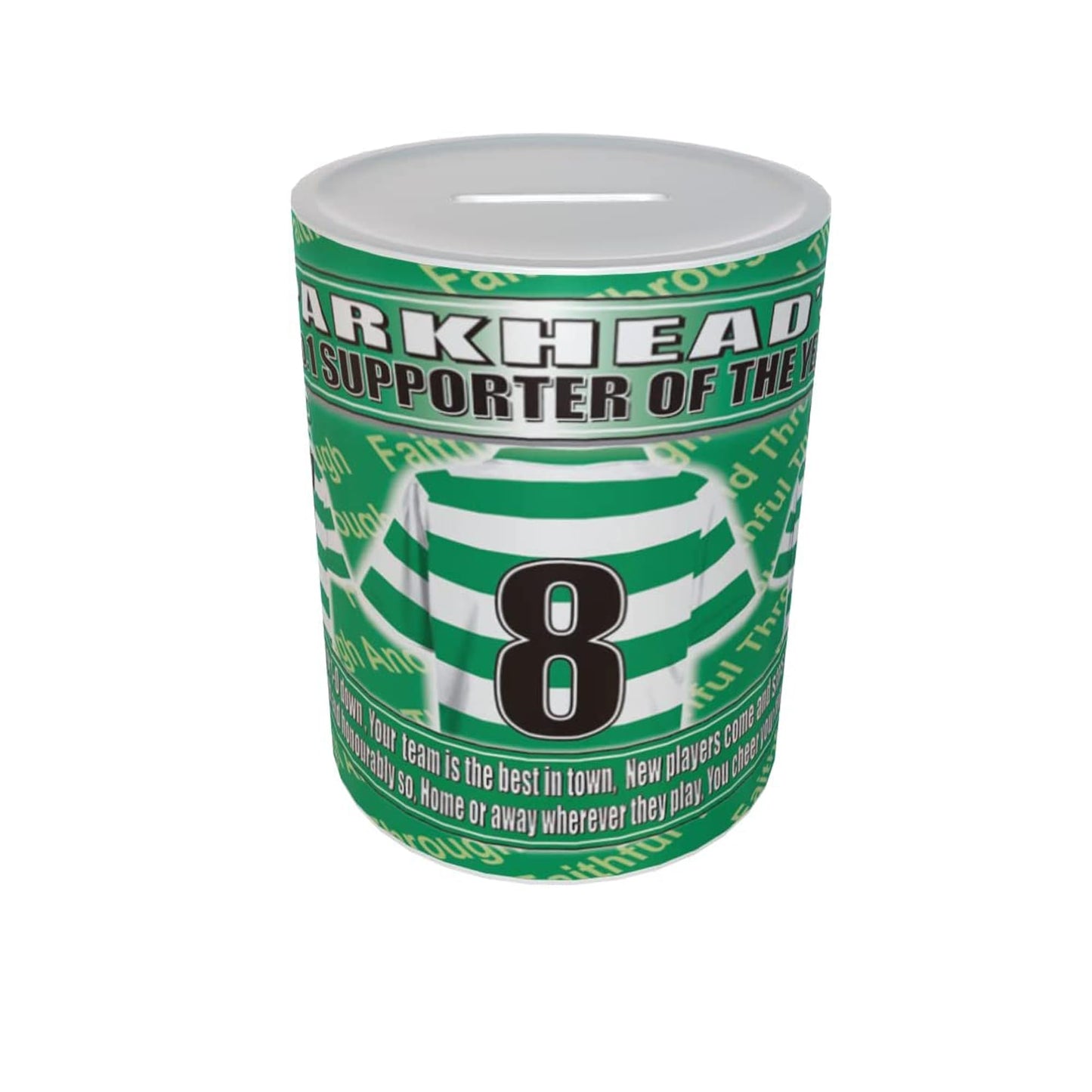 The Celts Football Shirt Ceramic Money Box Gift