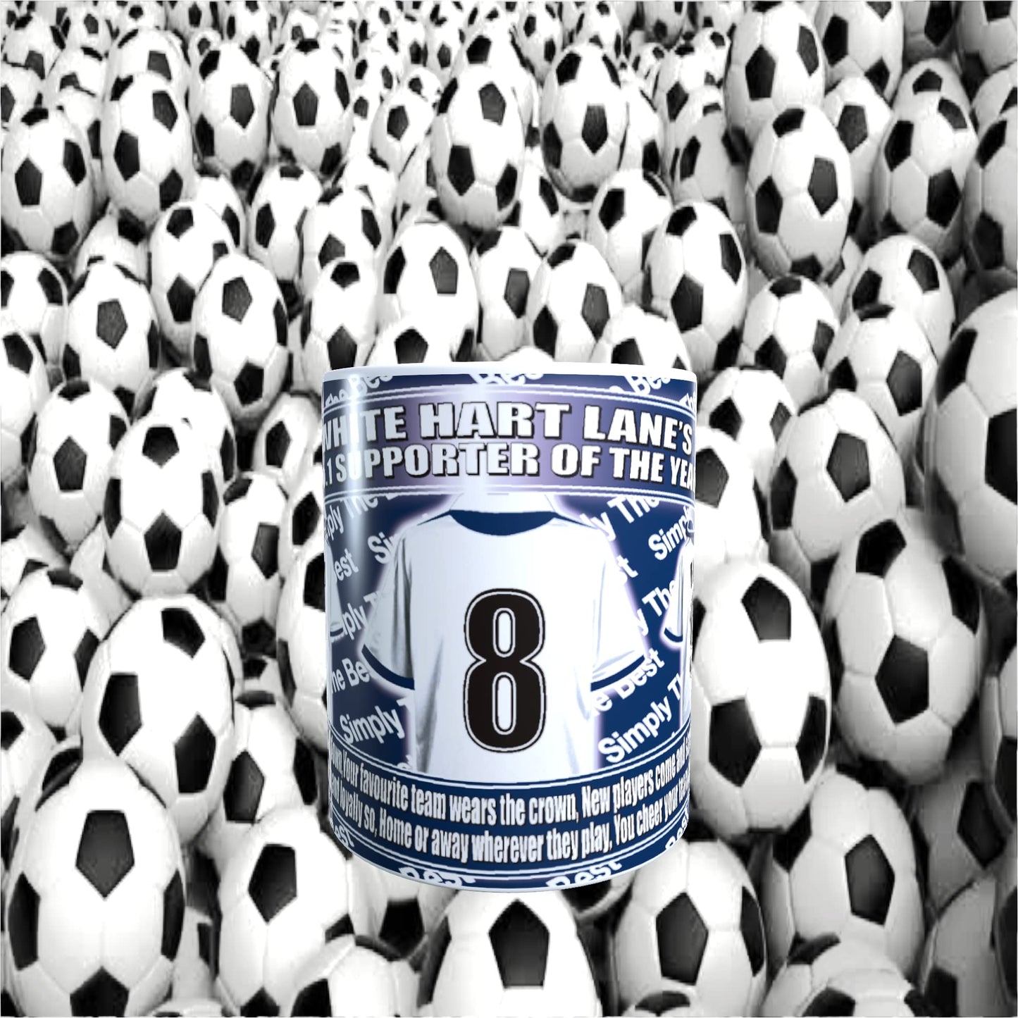Tott Football Team Shirt Mug Gift with Chocolate Footballs