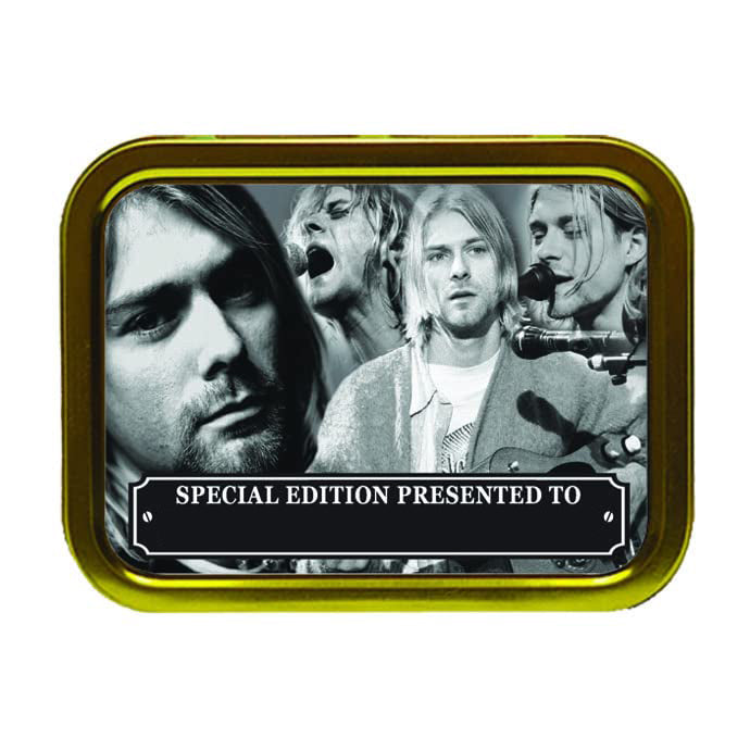 Kurt-Cobain Celebrity Icon Personalised Tobacco Storage Tin & Products