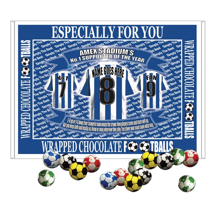Brighton Football Shirt Personalised Gift Boxed Sweets