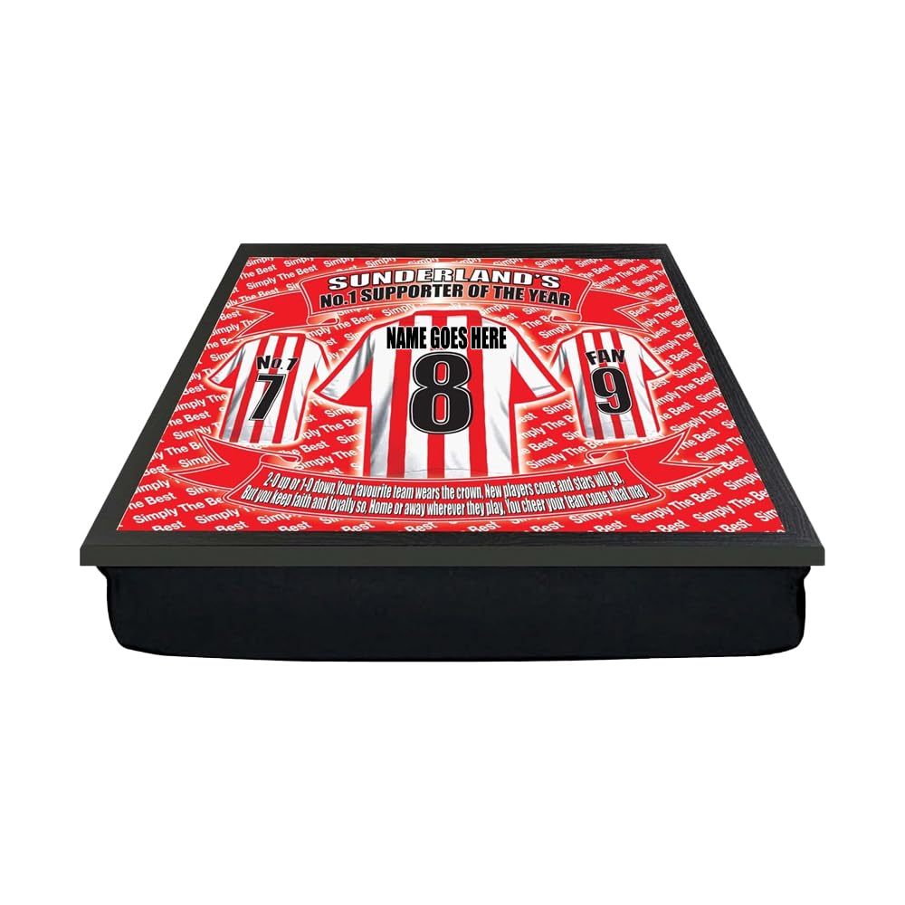 Sund(erland) Personalised Football Shirt Lap Tray And Mug Gift Set