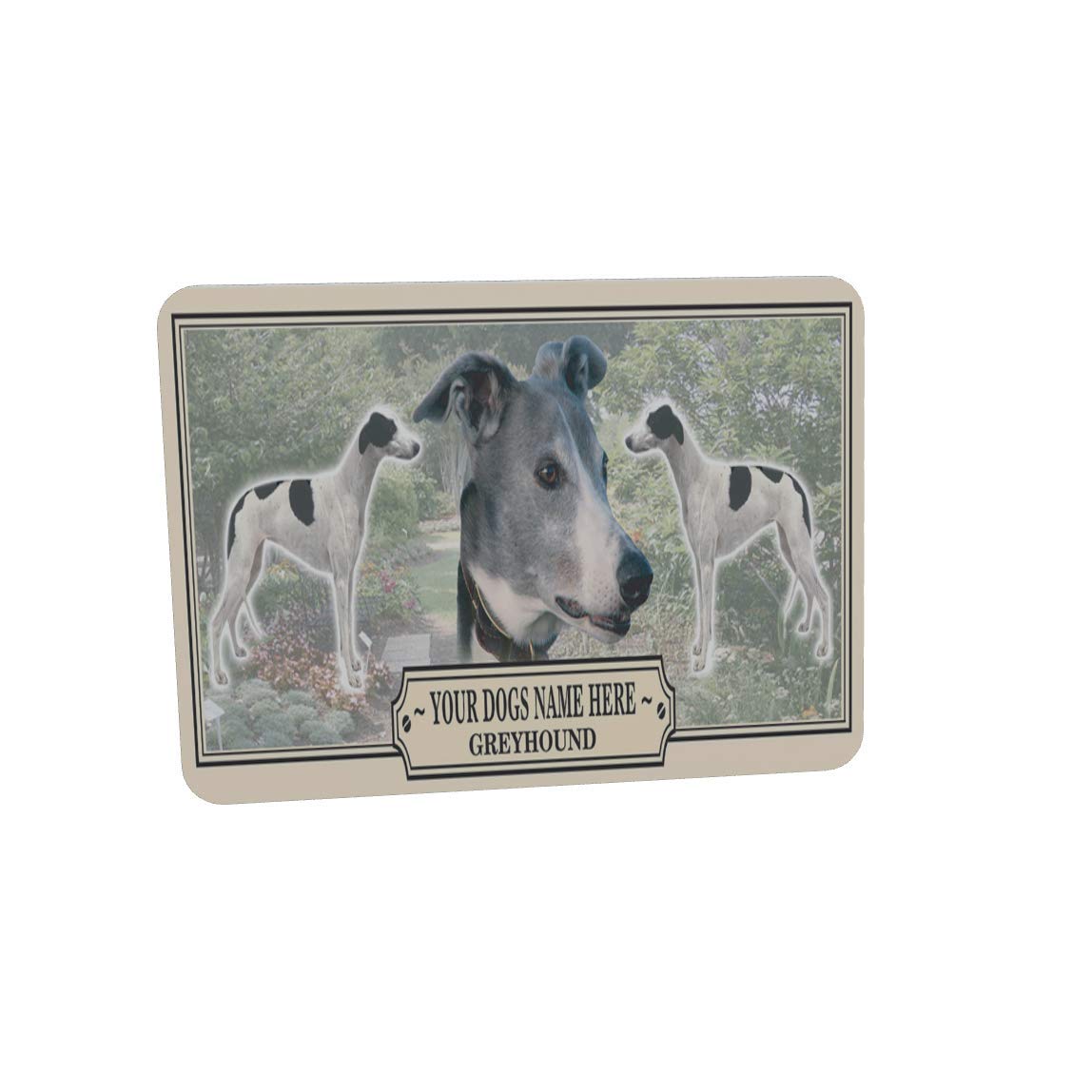Greyhound Personalised Dog Breed Mouse Mat Gift