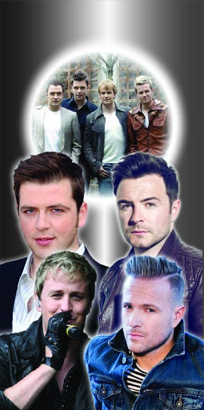 West 'Irish Boy Band' Life Personalised Icon Rechargeable Gift Boxed Silver Metal USB Lighter