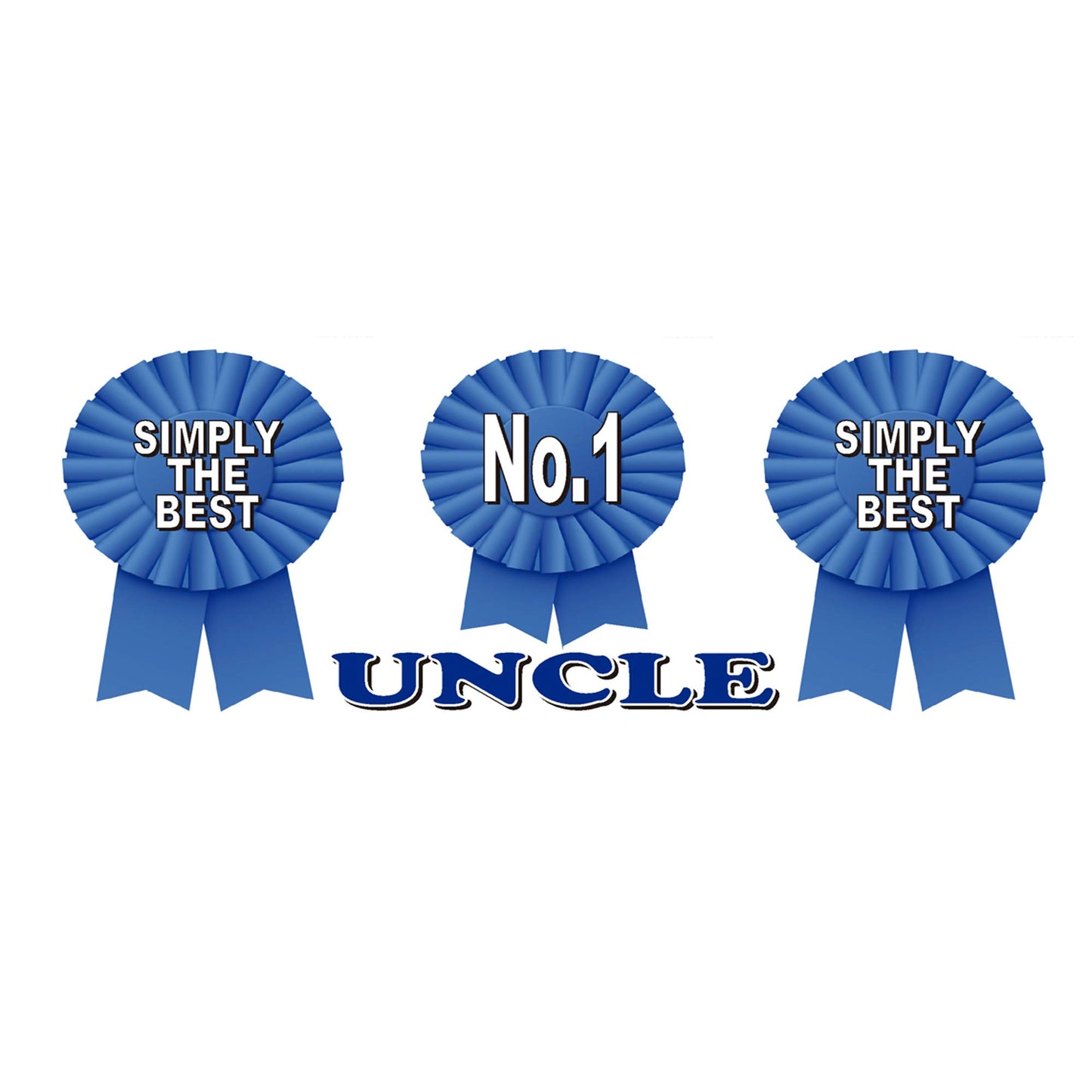 Simply The Best Uncle Ceramic Rosette Gift Mug