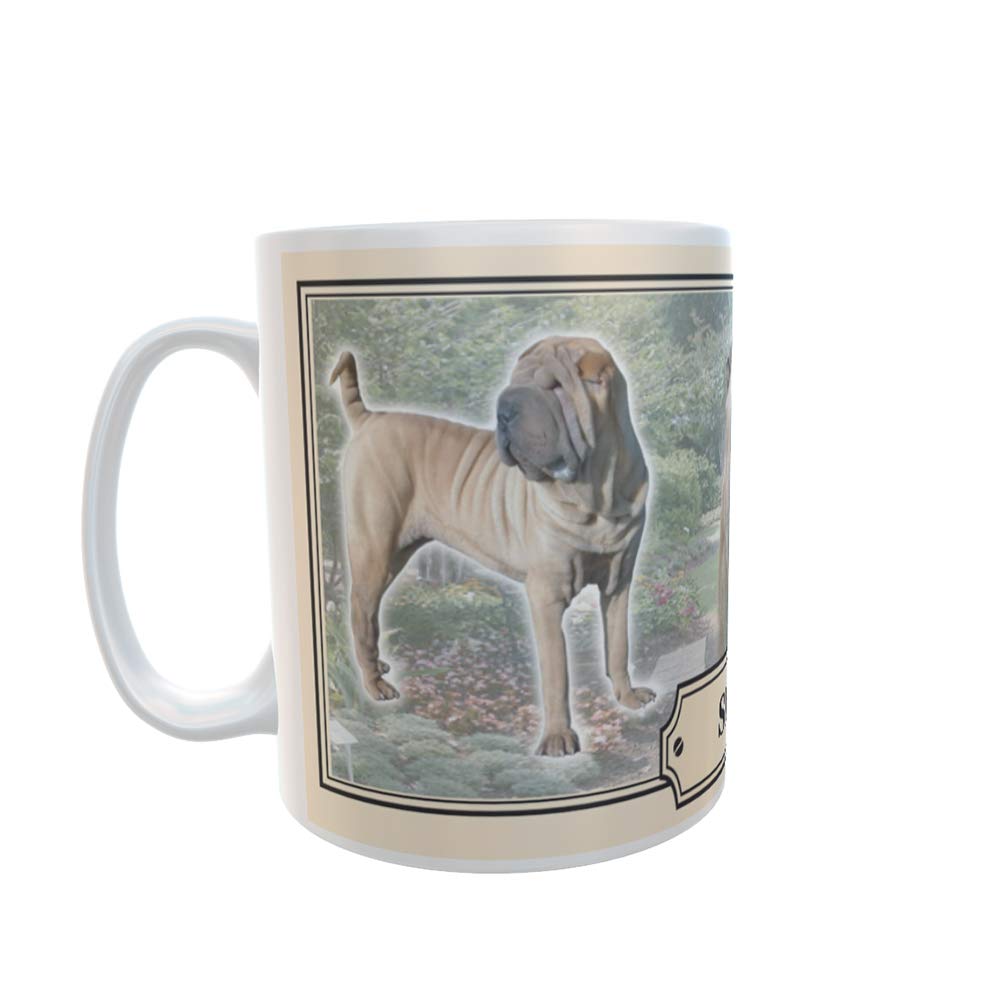 Shar Pei Dog Breed Gift Mug with Treats
