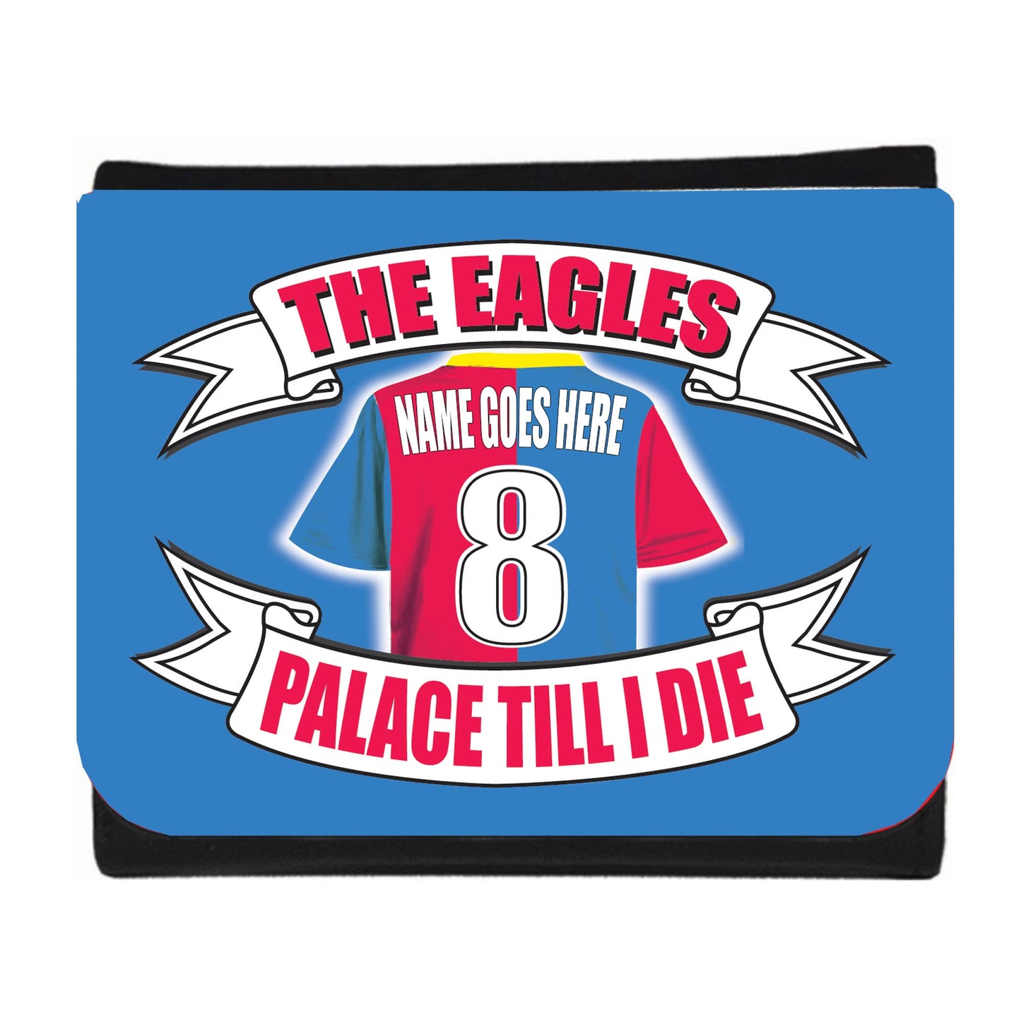 Crystal - The Glaziers Football Shirt Money Personalised Wallet Gift