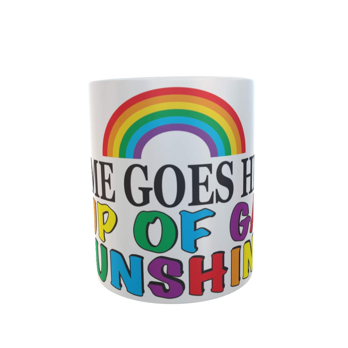 Cup of Gay Sunshine Personalised Ceramic Gift Mug