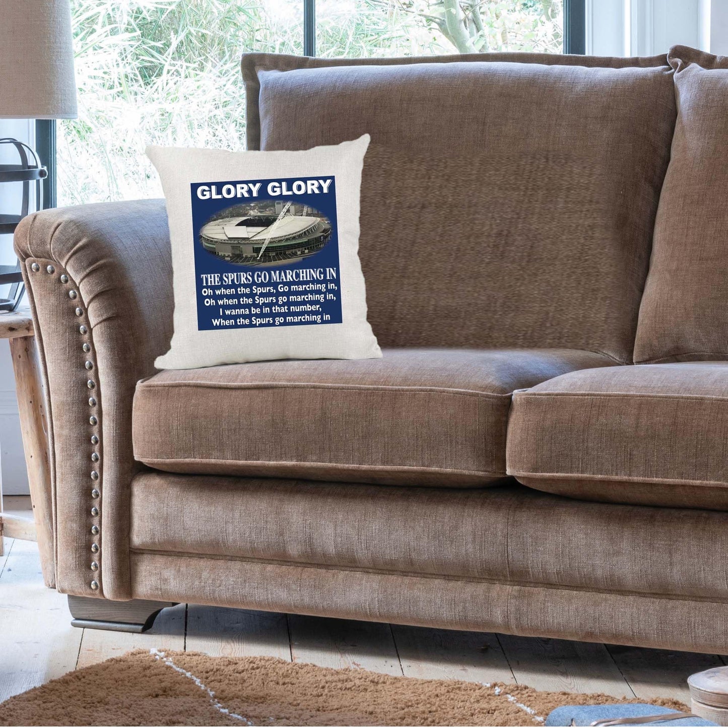 Tott Wembley Football Anthem Song Chant Cushion Cover Gift