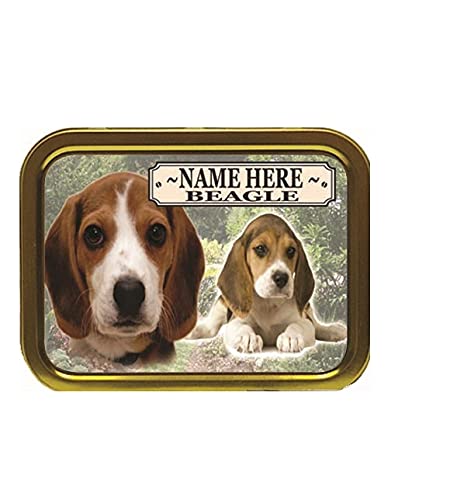 Beagle Dog Breed Personalised Tobacco Tin & Products Gift