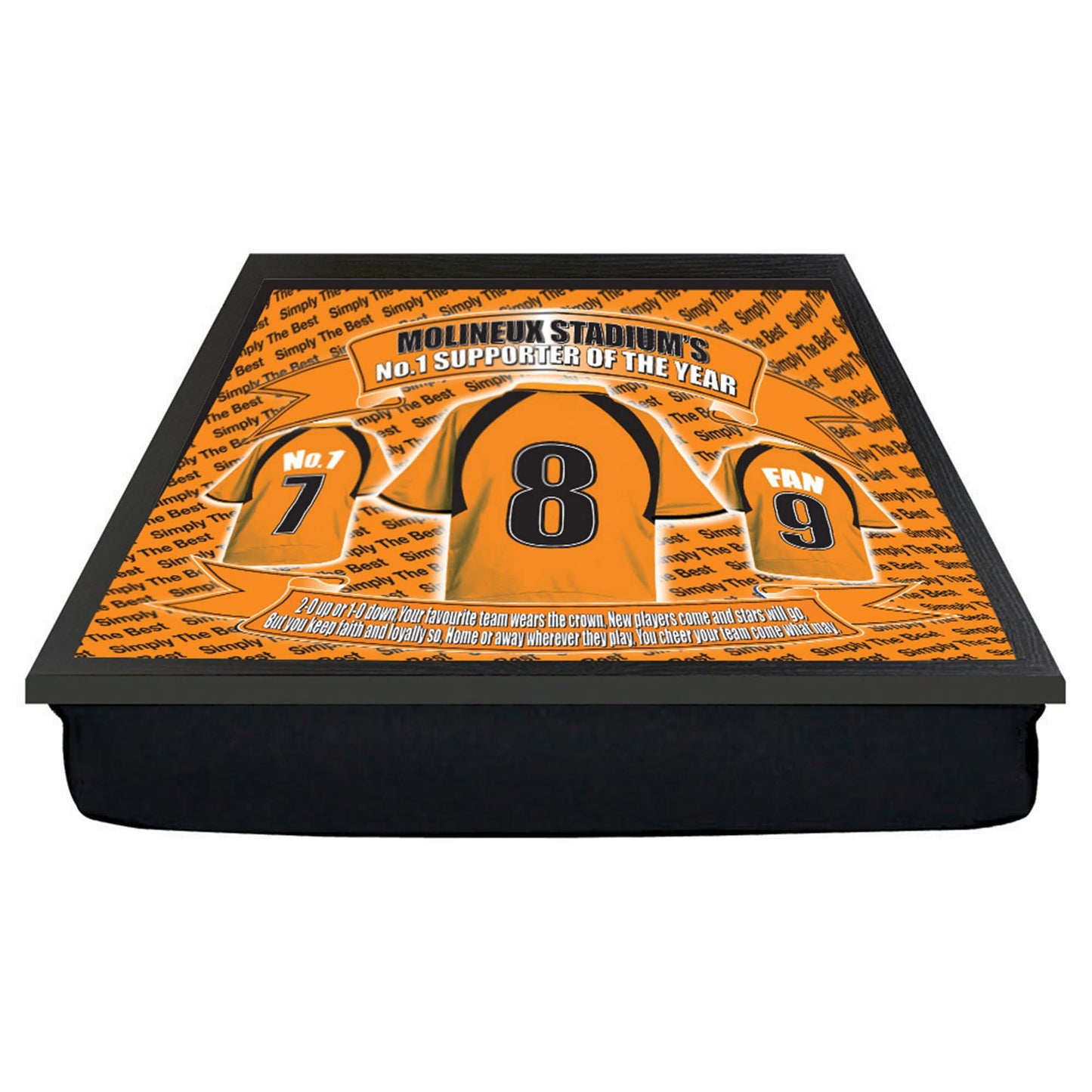 WOLVES Football Shirt Lap Tray And Mug Gift Set