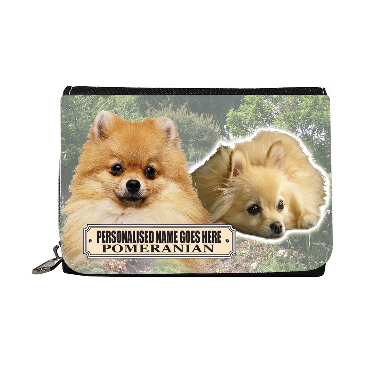 Pomeranian Personalised Dog Breed Gift Purse