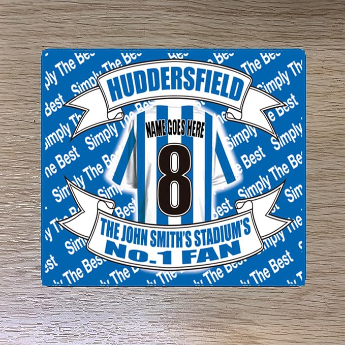 Huddersfield Football Shirt Personalised Travel Passport Holder Case Gift Present