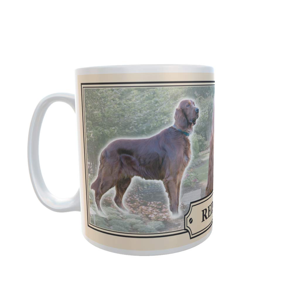 Red Setter Dog Breed Gift Mug with Treats