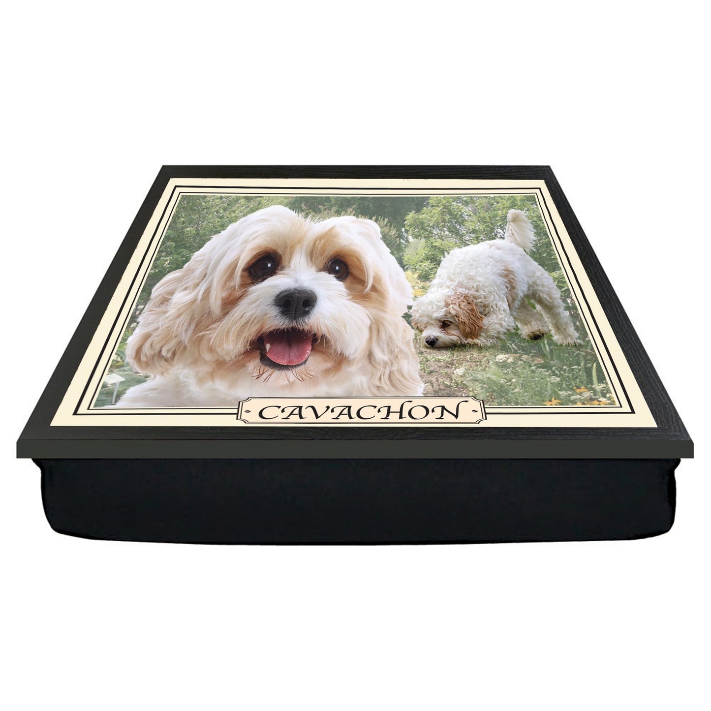 Cavachon Dog Breed Lap Tray Gift Present