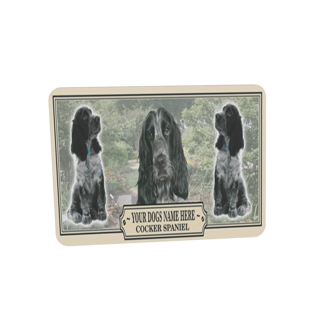 Cocker Spaniel Personalised Dog Breed Mouse Mat Gift