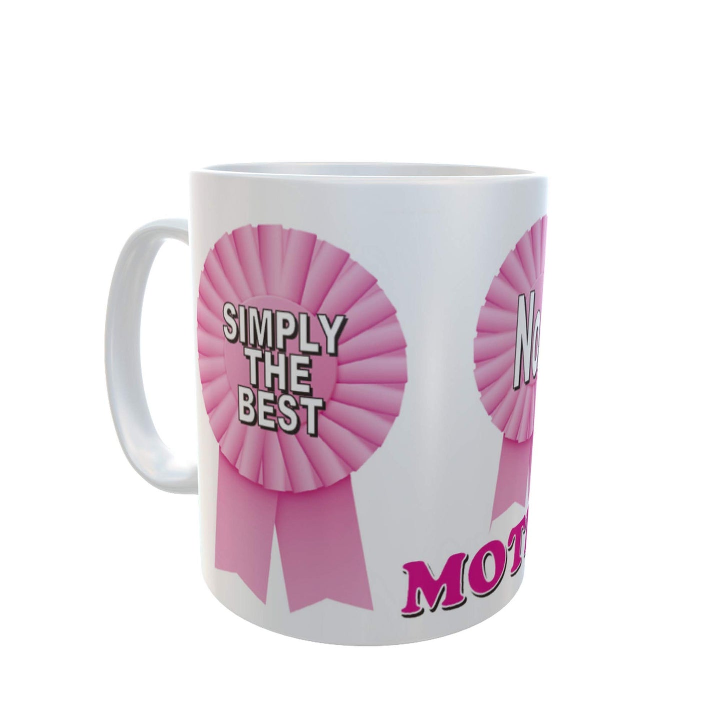 Simply The Best Mother Ceramic Rosette Gift Mug