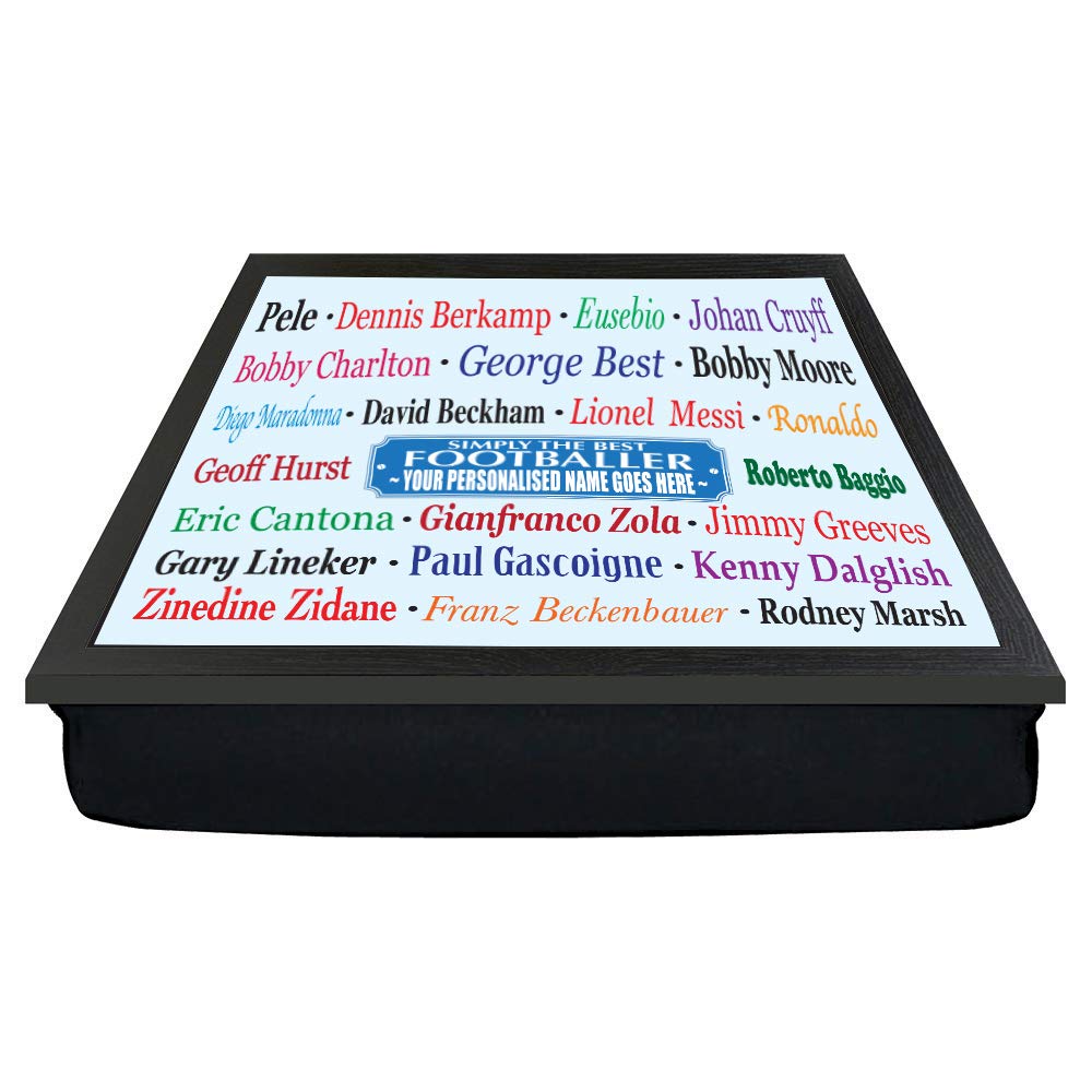Simply The Best Footballer Personalised Lap Tray Gift