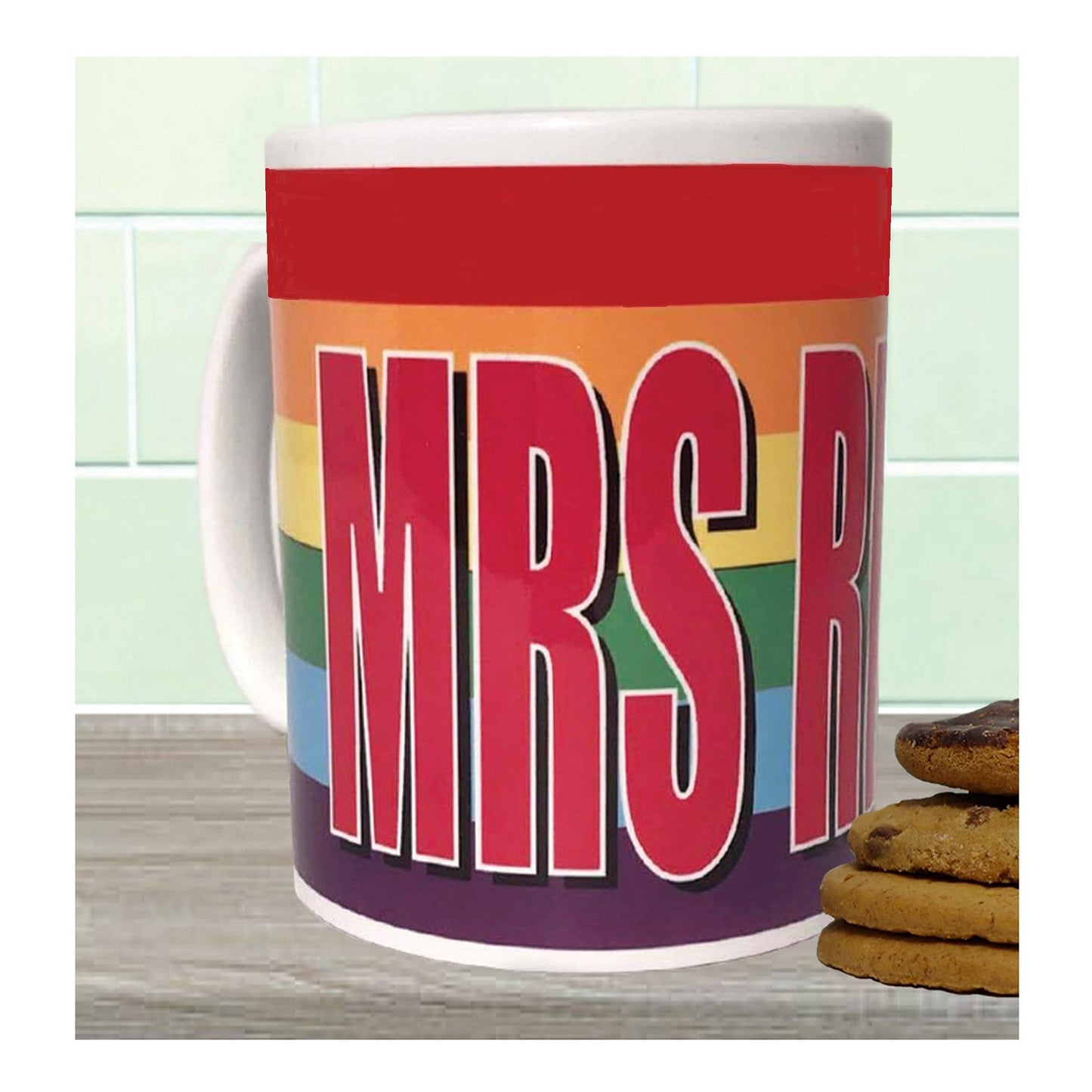 Mrs Right Gay Pride Gift Mug