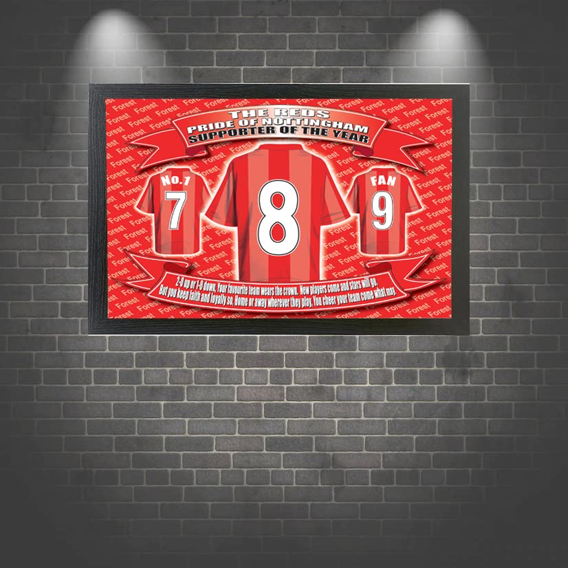 Notts Forest Football Shirt Picture Gift