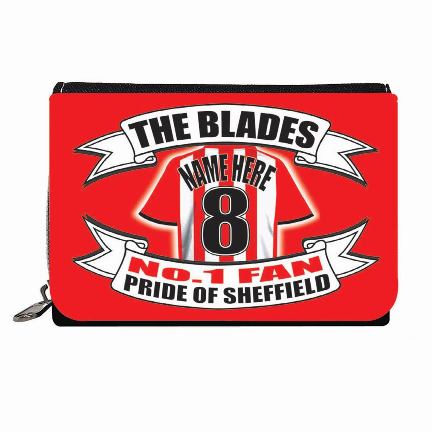 Sheffield U Personalised Football Shirt Gift Purse