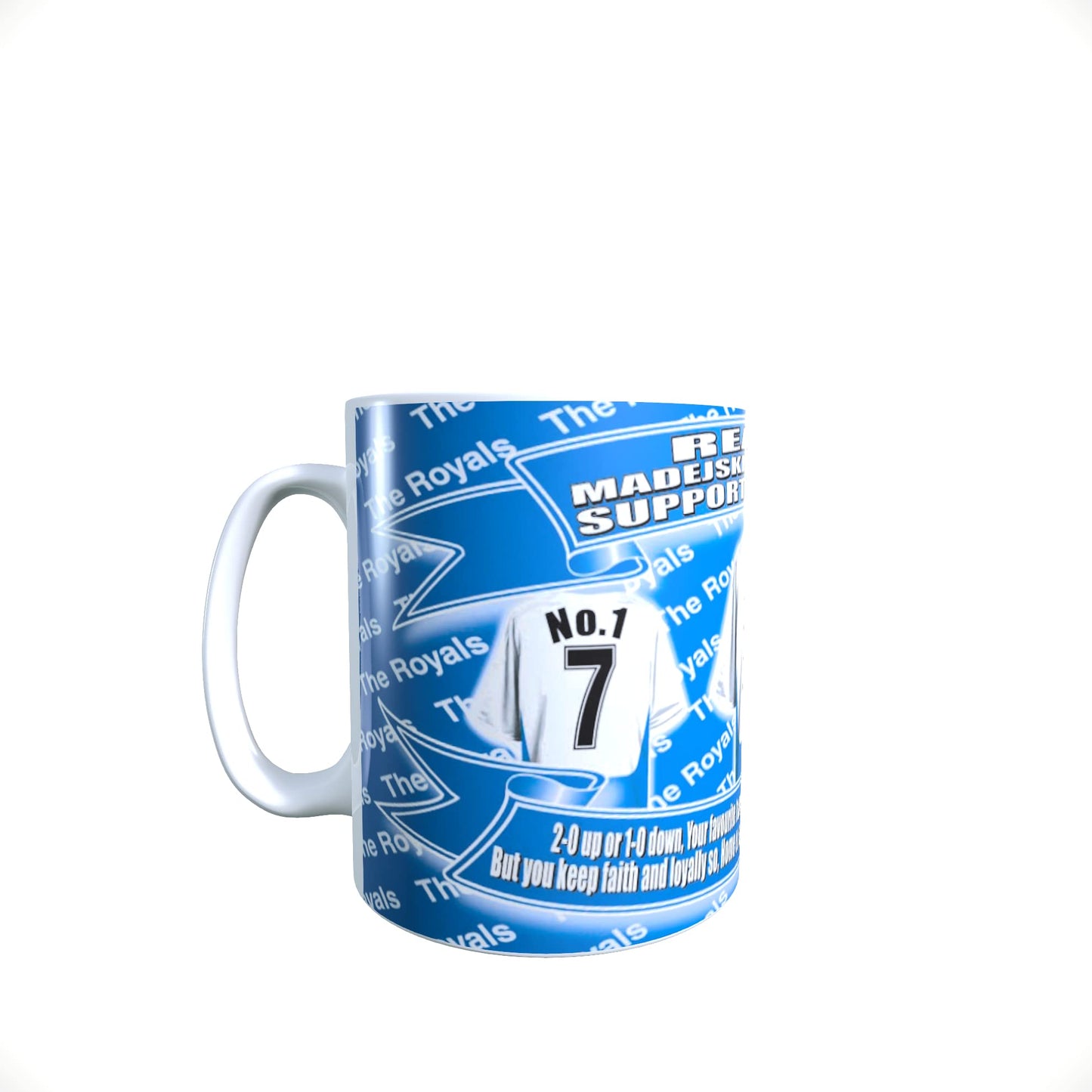 Reading Football Team Shirt Ceramic Mug Gift with Chocolate Footballs