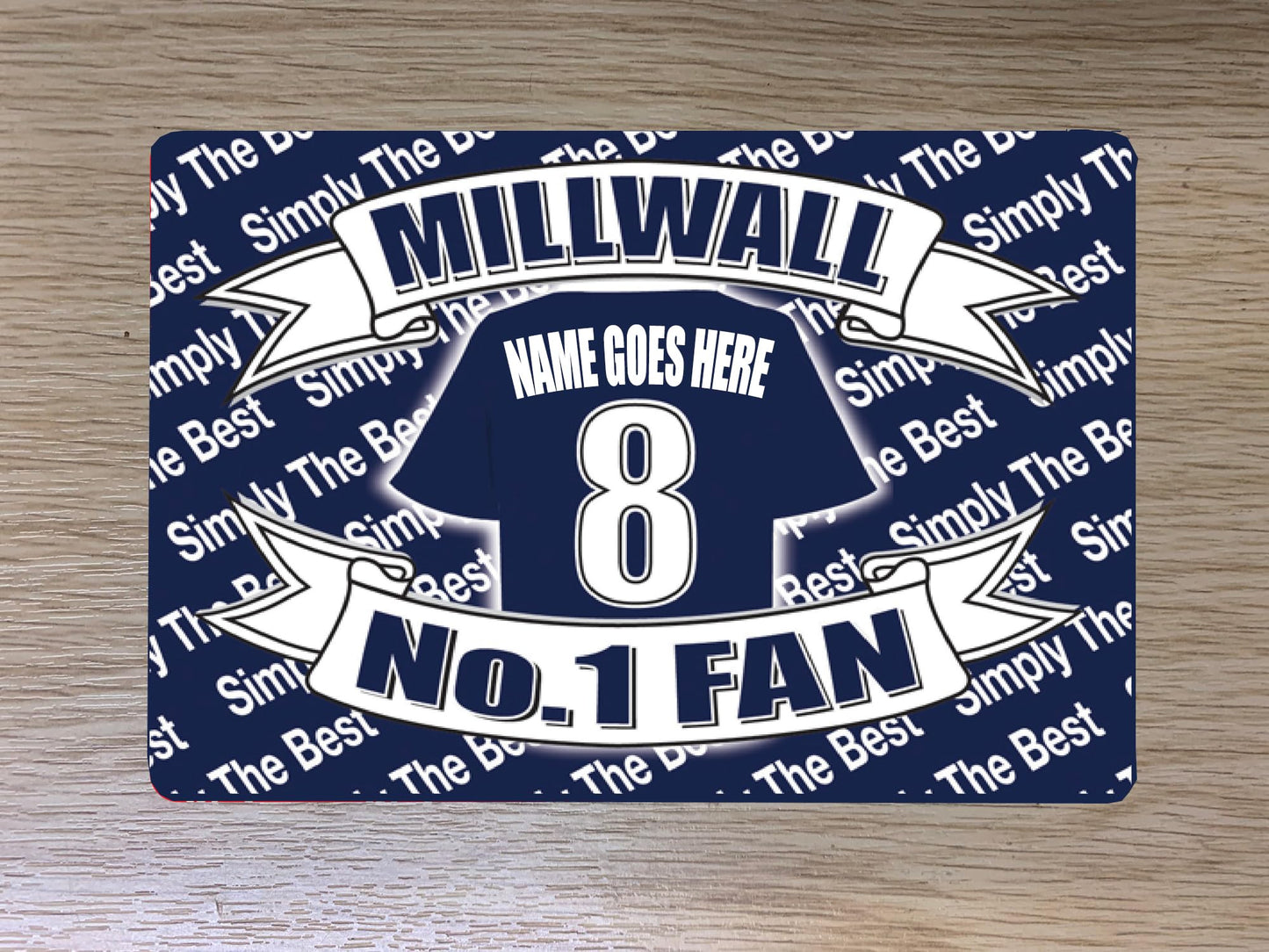 Millwall Football Shirt Personalised Travel Passport Holder Case Gift Present